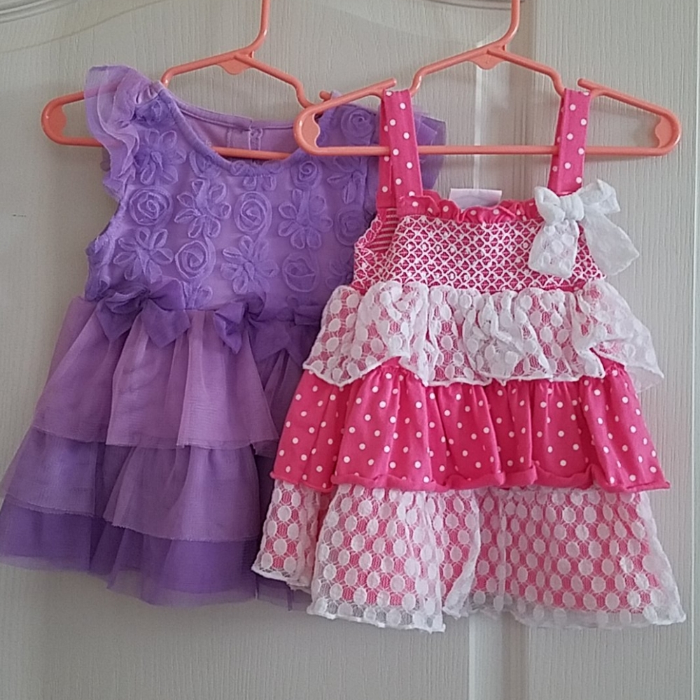 Toddler shirt dress bundle